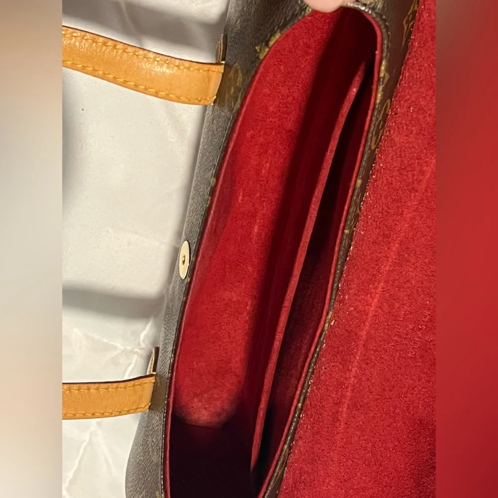 Louis Vuitton Monogram Cylinder Bag in Brown and Tan - Picture 9 of 12